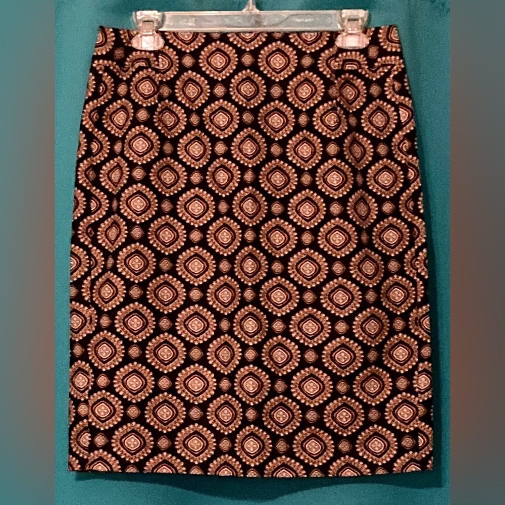 Beautiful print skirt from the Loft size 6
